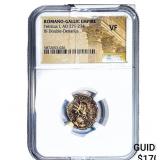 Roman Tetricus I, AD 271-274 BI Dbl-Denarius NGC