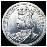 1893 Silver Isabella Quarter UNCIRCULATED