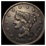 1839 Braided Hair Large Cent CLOSELY  UNCIRCULATE