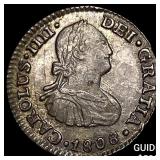 1808-TH Mexico Charles IV Silver 1/12 Real