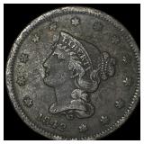 1842 Braided Hair Large Cent LIGHTLY CIRCULATED
