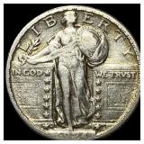 1924-D Silver Standing Liberty Quarter LIGHTLY CIR