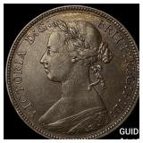 1883 Great Britain Bronze 1/2 Penny