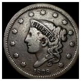1838 Coronet Head Large Cent NEARLY UNCIRCULATED