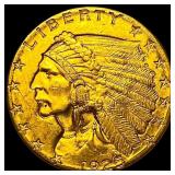 1925 Indian Head Gold $2.50 Quarter Eagle UNCIRCUL
