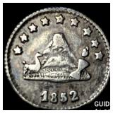 1852F Bolivia Silver 1/4 Sol KM 111