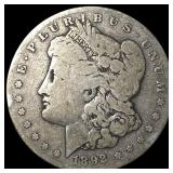 1892-S Silver Morgan Dollar LIGHTLY  CIRCULATED