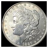 1887 Silver Morgan Dollar CHOICE BU