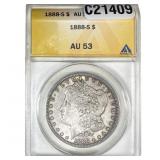 1888-S Morgan Silver Dollar ANACS AU53
