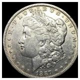 1887 Morgan Silver Dollar CHOICE AU