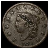 1834 Coronet Head Large Cent NEARLY UNCIRCULATED