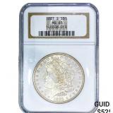 1881-S Morgan Silver Dollar NGC MS65
