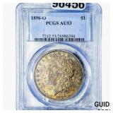 1896-O Morgan Silver Dollar PCGS AU53