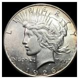 1926-S Silver Peace Dollar CLOSELY UNCIRCULATED