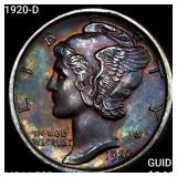 1920-D Mercury Dime CHOICE BU FSB