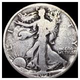 1921 Silver Walking Liberty Half Dollar  NICELY C