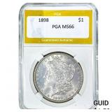 1898 Morgan Silver Dollar PGA MS66