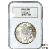 1900-O Morgan Silver Dollar NGC MS63