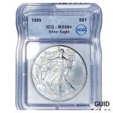 1999 Silver Eagle ICG MS69+