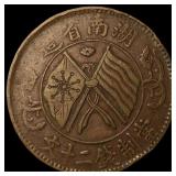 1919 China Hunan Copper 20 Cash No Dot