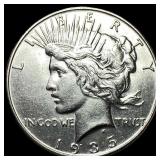 1935 Silver Peace Dollar UNCIRCULATED