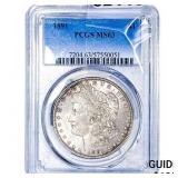 1891 Morgan Silver Dollar PCGS MS63