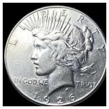 1926-S Silver Peace Dollar CLOSELY  UNCIRCULATED
