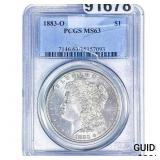 1883-O Morgan Silver Dollar PCGS MS63