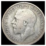 1930 Great Britain George V Silver 1/2 Crown
