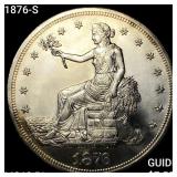 1876-S Silver Trade Dollar UNCIRCULATED PL
