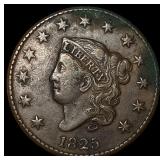 1825 Coronet Head Large Cent NEARLY UNCIRCULATED