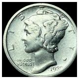 1920-S Silver Mercury Dime NEARLY UNCIRCULATED