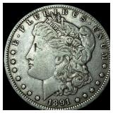 1891-O Silver Morgan Dollar CLOSELY UNCIRCULATED
