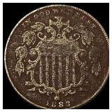 1883 Shield Nickel NICELY CIRCULATED