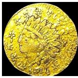 1875 California Fraction Gold Token HIGH GRADE