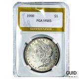 1900 Morgan Silver Dollar PGA MS65