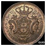 1901 Portugal Azores Copper 10 Reis