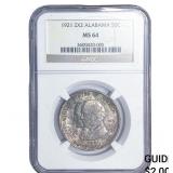 1921 Alabama Half Dollar NGC MS64