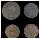 [4 Coins] 1803-1867 U.S. Coin Lot HC-5C