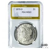 1879-O Morgan Silver Dollar PGA MS63