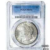1882-S Morgan Silver Dollar PCGS MS64