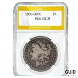 1900-O/CC Morgan Silver Dollar PGA VG10
