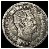 1883 Hawaii Silver Dime ABOUT UNCIRCULATED