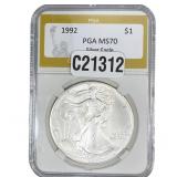 1992 Silver Eagle PGA MS70