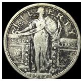 1917-S Type 1 Standing Liberty Quarter LIGHTLY CIR