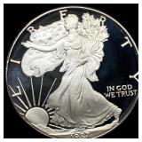 1987-S Silver American Eagle Proof $1 GEM PROOF