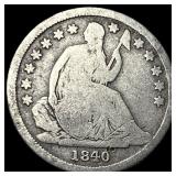 1840-O Silver Seated Liberty Dime NICELY CIRCULATE