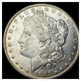 1881-S Silver Morgan Dollar CHOICE AU
