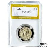 1930 Standing Liberty Quarter PGA MS64