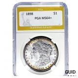 1898 Morgan Silver Dollar PGA MS64+